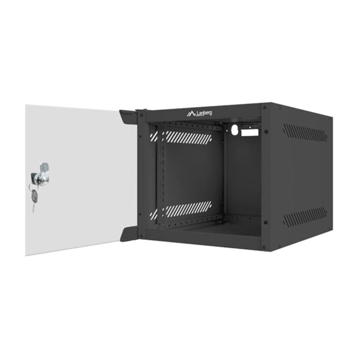 LANBERG Rack szekrény üvegajtóval falra szereléshez 10" 4U