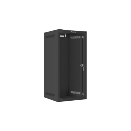 ντουλάπι rack με γυάλινη πόρτα για τοποθέτηση σε τοίχο 10" 12u 280x310mm wf10-2312-10b