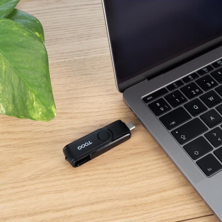 TOOQ Kompakter SD- und microSD-Kartenleser mit