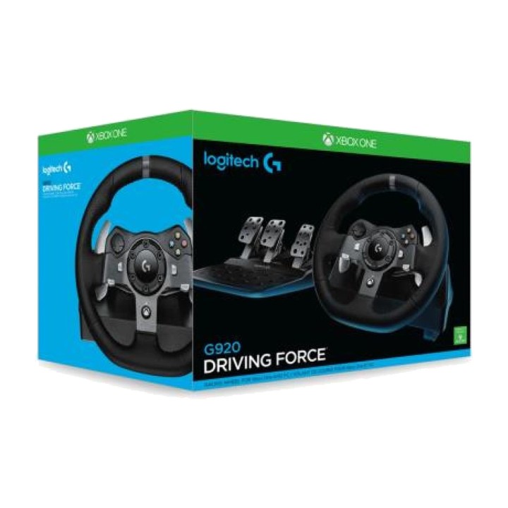 LOGITECH Volante da corsa con pedali per PC e console G920