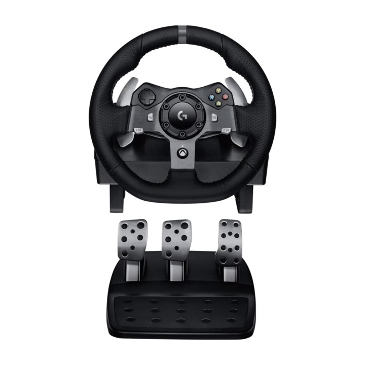 LOGITECH Volante de carreras con pedales para PC y consola