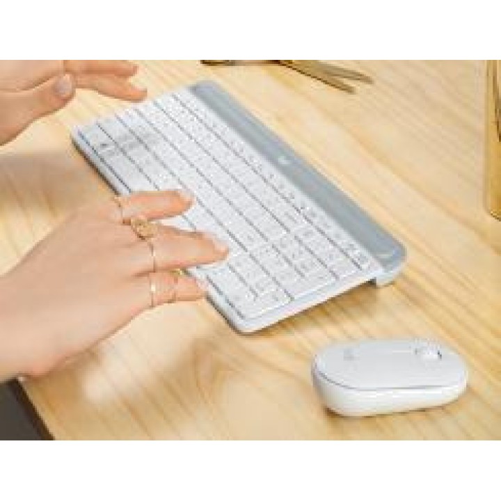 LOGITECH Ensemble clavier et souris sans fil ultrafin en