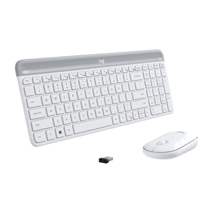 LOGITECH Ultratenké bezdrátové combo klávesnice a myši ve