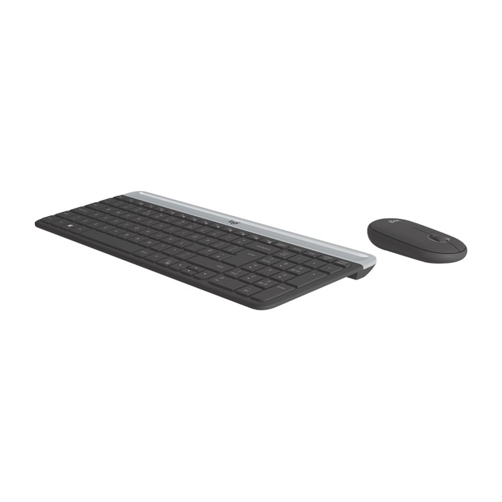 LOGITECH Ultratunn trådlös combo med tangentbord och mus på