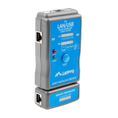 tester per cavi di rete, telefonici e usb rj45 rj11 nt-0403