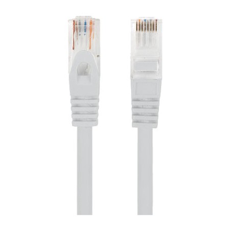 latiguillo de red sin apantallar en cobre puro con conectores rj45 cat6 u/utp lszh 1 m