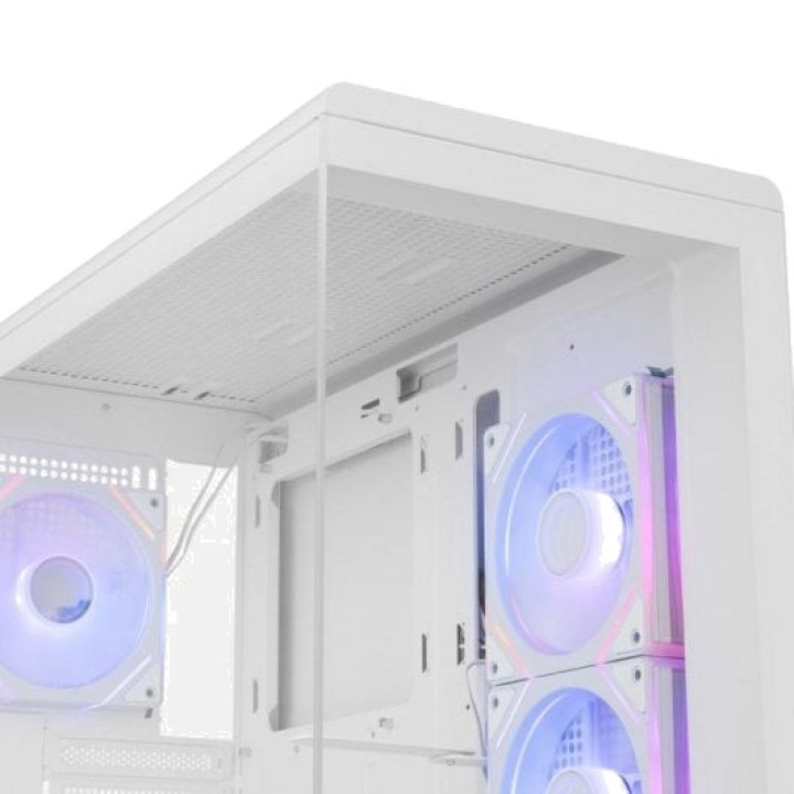 NOX Caja de ordenador gaming semitorre ATX con cristal