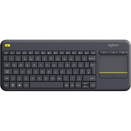 clavier sans fil avec pavé tactile en espagnol k400-plus qwerty-es