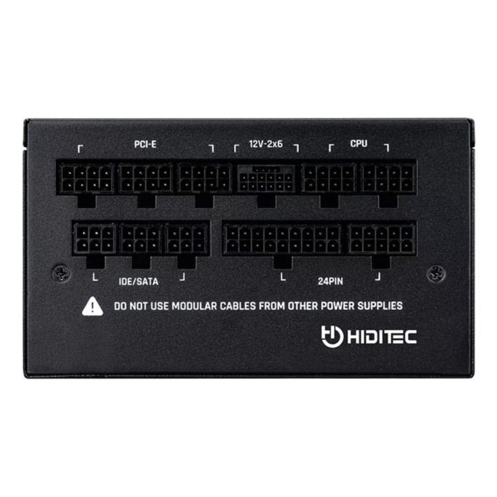 HIDITEC Fuente de alimentación full modular para PC con