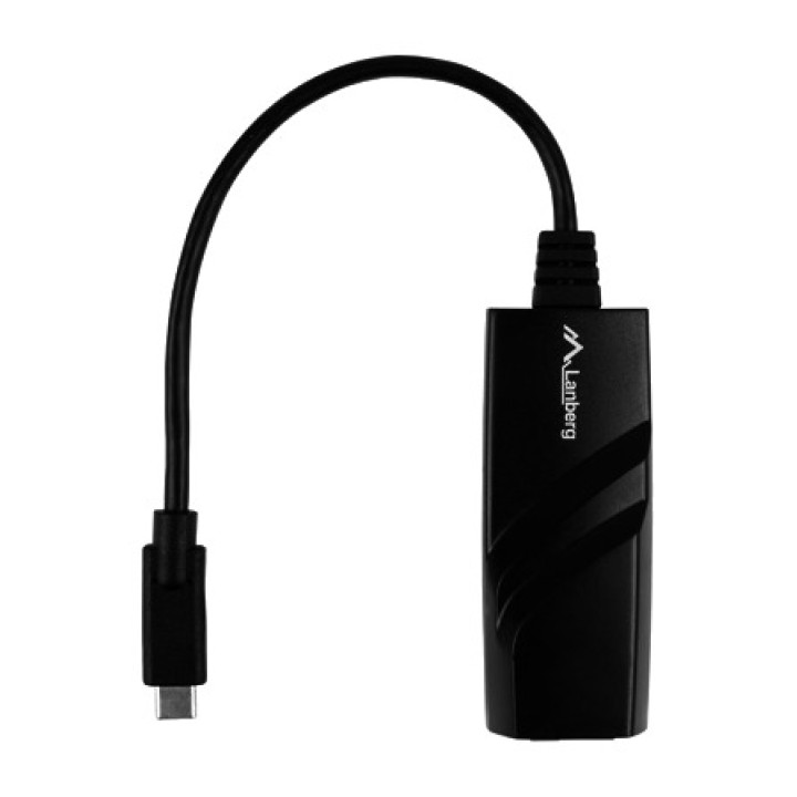 LANBERG Síťový adaptér USB-C na Ethernet Gigabit RJ45 0,15M