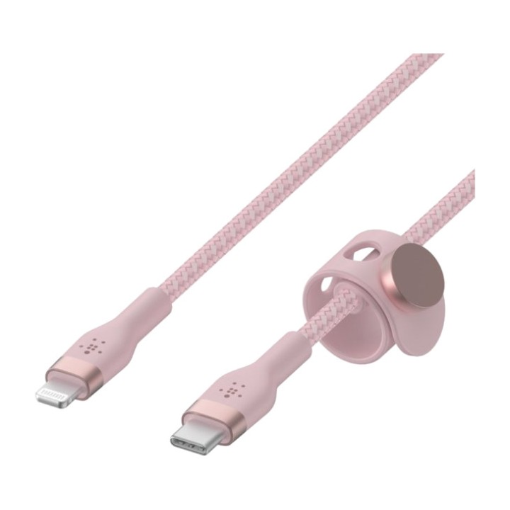 BELKIN Punottu kaapeli USB-C–Lightning, joustava