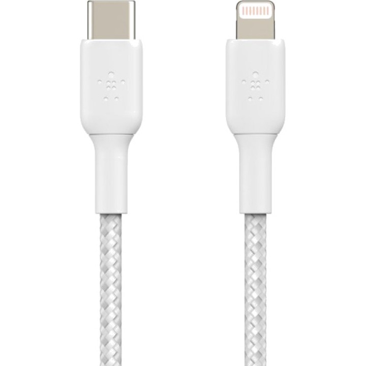 BELKIN Flätad laddnings- och datakabel USB-C till Lightning