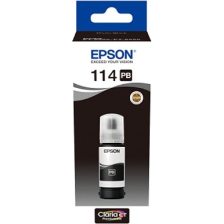 valokuvamustepullo 114-ecotank 70ml pbk