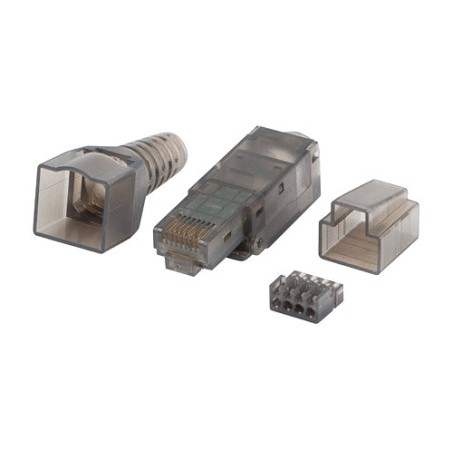 conector de red macho sin herramientas rj45 8p8c cat.6a utp plua-6000tl