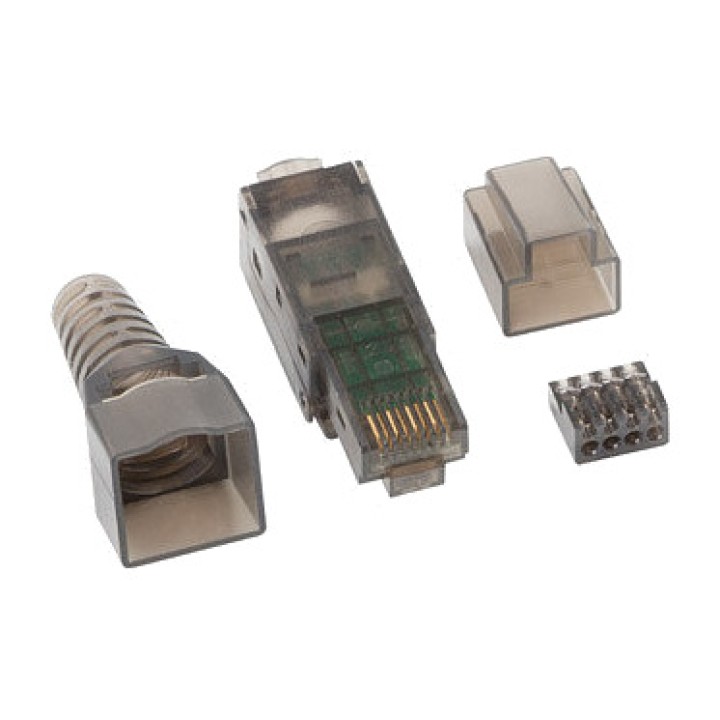 LANBERG Conector de red macho sin herramientas RJ45 8P8C CAT.6A UTP PLUA-6000TL DSP0000004573