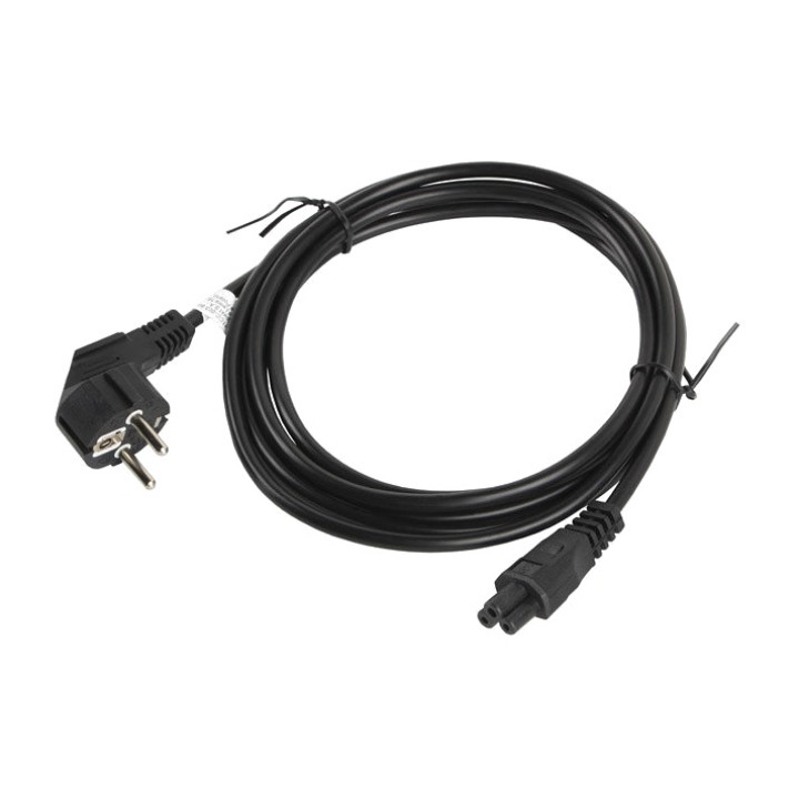 LANBERG Cloverleaf power cable with Schuko plug CEE-7/7