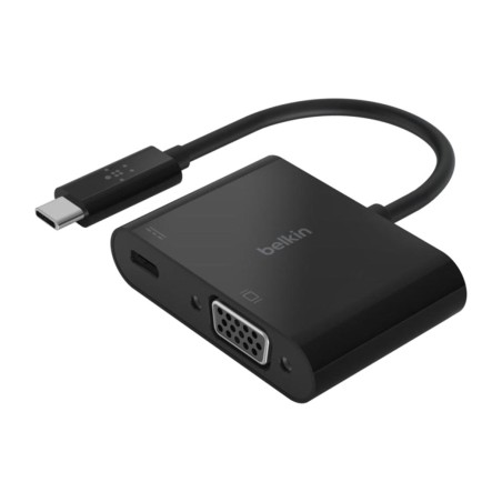 usb typu c adaptér na vga s nabíjaním power delivery avc001bt 60w