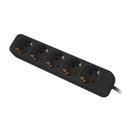 regleta de 5 tomas schuko 2500w 3m ps0-05f-0300
