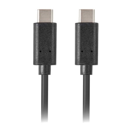καλώδιο usb τύπου c 2.0 με αρσενικούς συνδέσμους 180 cm ca-cmcm-10cu-0018-bk
