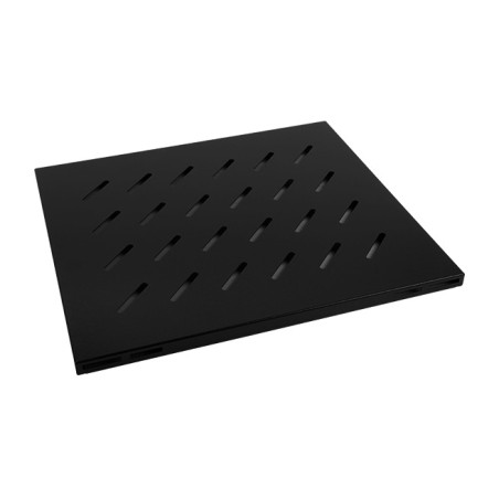 fast bricka för rackskåp 19" 1u 465x500mm 120kg ak-1003-b