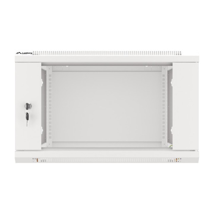 LANBERG Armario rack con puerta acristalada para montaje en pared 19" 6U 600X600MM WF01-6606-10 DSP0000001327VAR