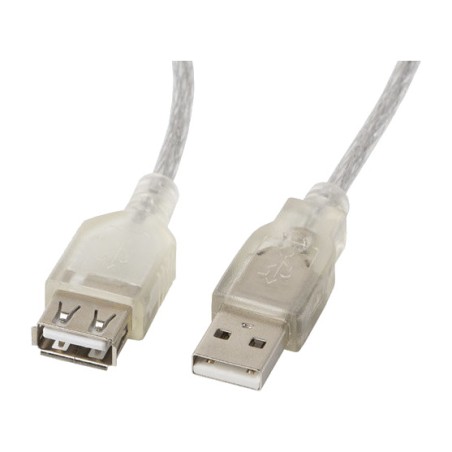 usb-2.0-verlängerungskabel mit stecker und buchse, mit ferritkern 180 cm ca-usbe-12cc-0018-tr