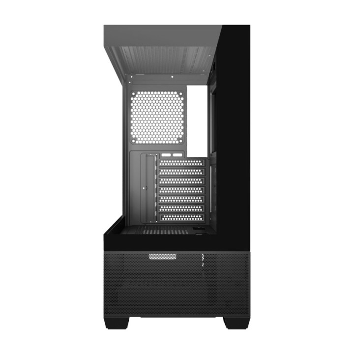 UNYKACH Gaming pc-kabinet med forside og sideplade af hærdet
