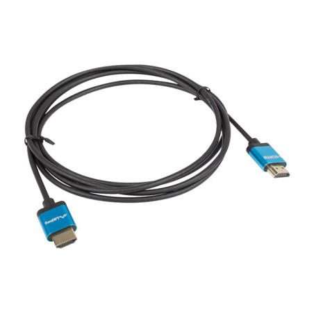 extra vékony hdmi kábel hím csatlakozókkal v2.0 4k 1 m ca-hdmi22cu-0010-bk