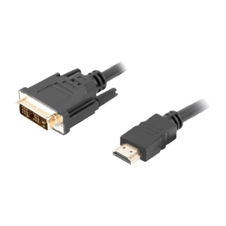 câble vidéo simple liaison avec connecteurs mâles hdmi-dvi-d 18+1 3 m