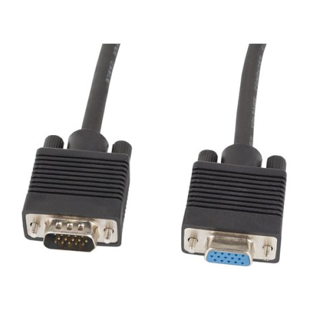 vga-verlängerungskabel, stecker auf buchse, mit ferritkern d-sub 5 m ca-vgac-10cc-0050-b+