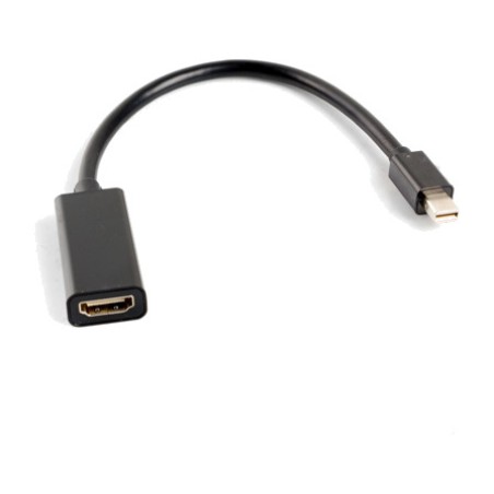 videoadapter stecker-buchse mit kabel mini-displayport-hdmi hdmi-1.3b 1080p 20 cm