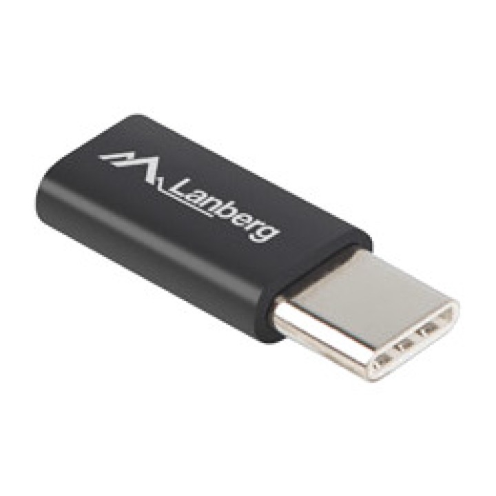 LANBERG Adaptér konektoru samec na samici USB-C-MICRO-USB-B