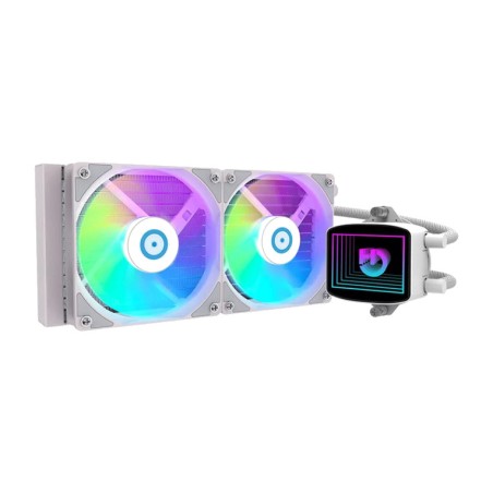 kit de refroidissement liquide aio pour cpu avec ventilateurs argb lq240 240mm