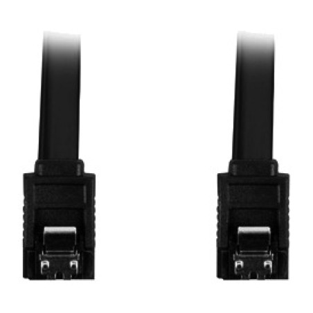 sata iii-datakabel med metallclips och honkontakter 6gb/s 50 cm ca-sasa-14cu-0050
