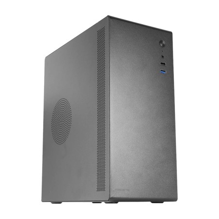 compact mini-tower pc case for home and office use novax micro-atx