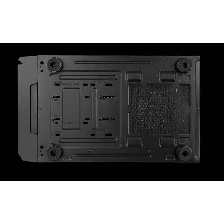 NOX Obudowa gamingowa Micro ATX z frontem airflow i szkłem