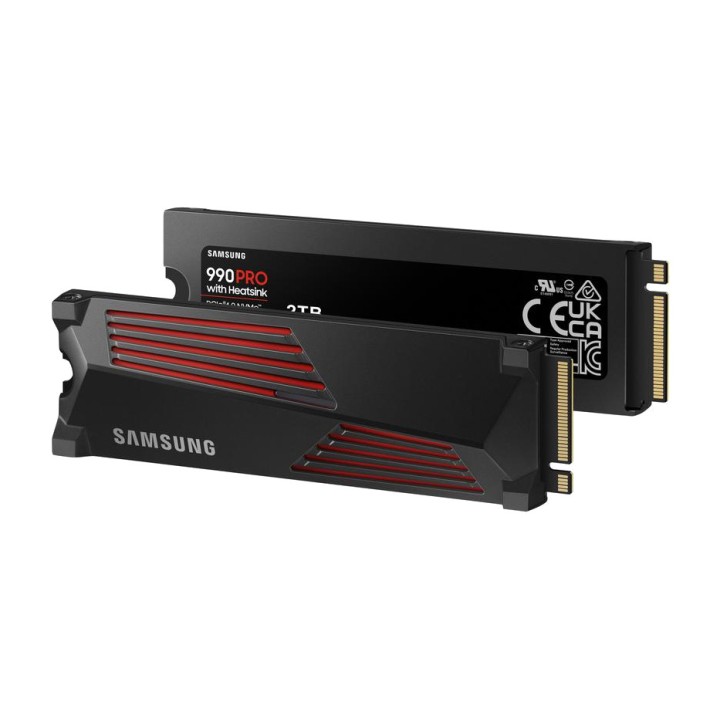 SAMSUNG SSD interno M.2 NVMe PCIe 4.0 con disipador 990-PRO-HEATSINK 2TB 7450MB/S DSP0000028625