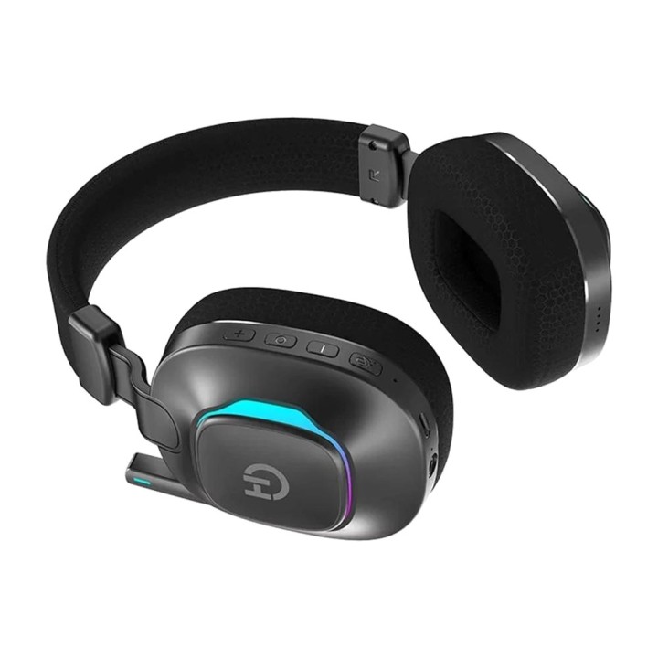 HIDITEC Bezdrôtové herné slúchadlá Bluetooth s osvetlením