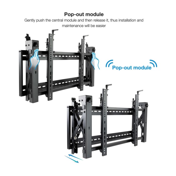 TOOQ Wandhalterung für Videowall TQVW5470T 45-70" 70KG