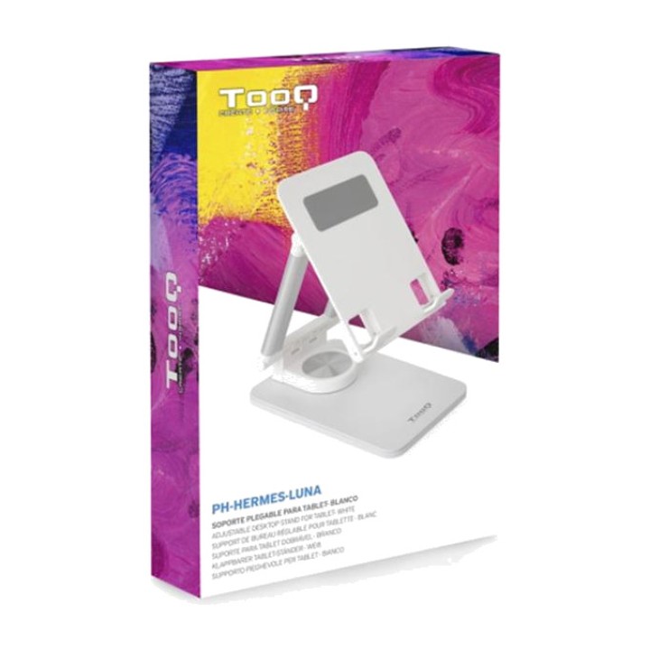 TOOQ Support pliable et rotatif pour tablette et téléphone