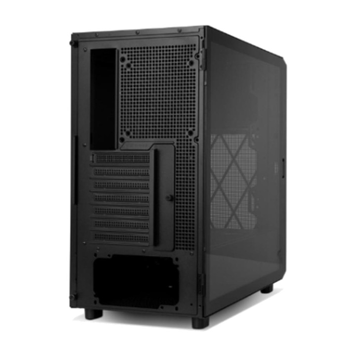 NOX Caja de ordenador gaming semitorre ATX con cristal