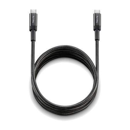usb-c-pikalatauskaapeli uros-liittimillä knot 100w 200cm