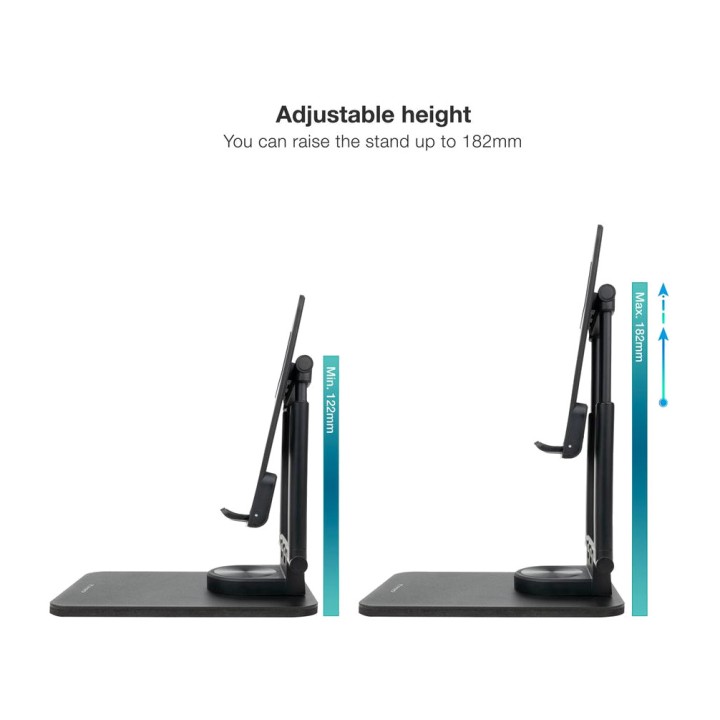 TOOQ Support de bureau pliable pour tablette et téléphone