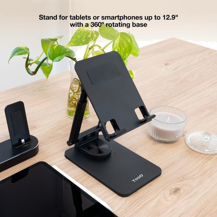 TOOQ Foldable desk stand for tablet and mobile phone
