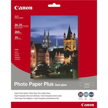 papier photo satiné pour jet d'encre sg-201 8x10 260g 20 uds