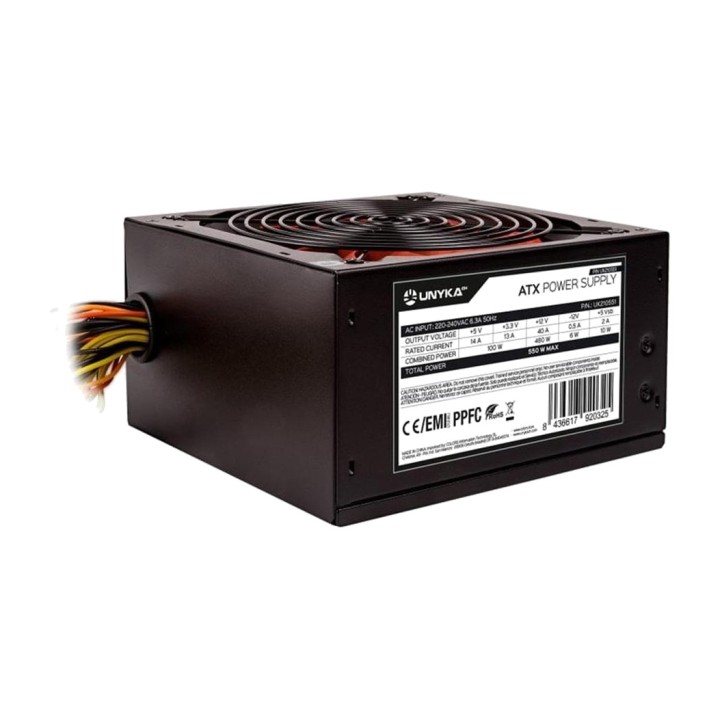 UNYKACH Fuente de alimentación ATX gaming para PC UK210551
