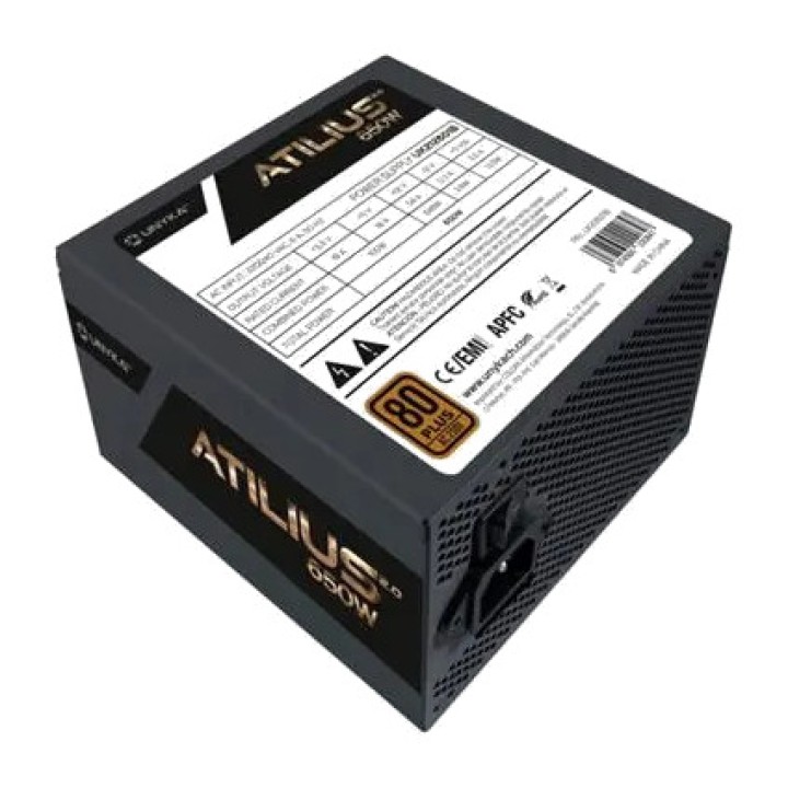 UNYKACH Alimentatore ATX 80 Plus Bronze per PC ATILIUS-2.0