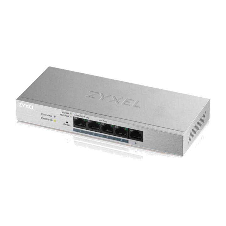 ZYXEL Switch gestionado de 5 puertos Gigabit con 4 PoE