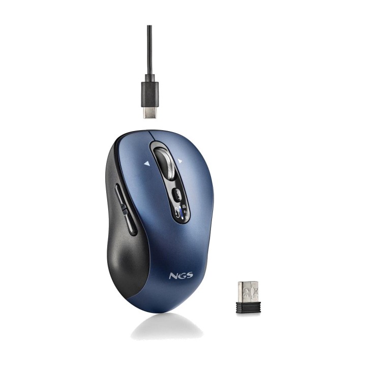 NGS Mouse wireless ricaricabile multidispositivo a 6