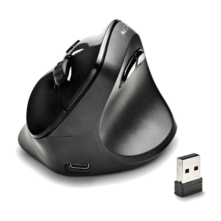 NGS Ergonomische draadloze herbruikbare verticaal muis